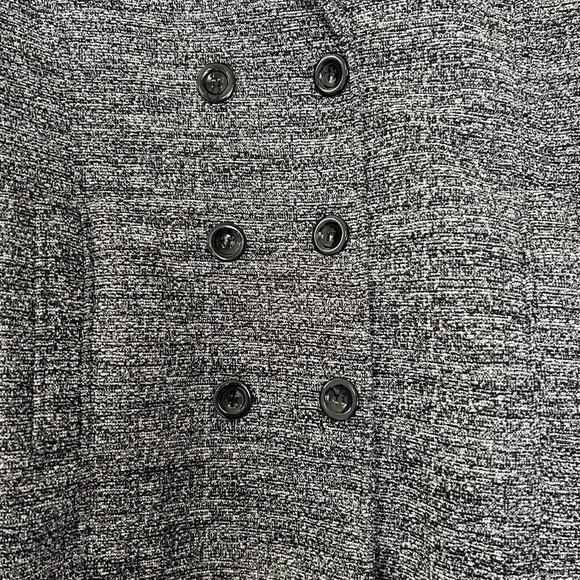 Italian Heather Gray Knit Peacoat Size OS - Picture 5 of 8